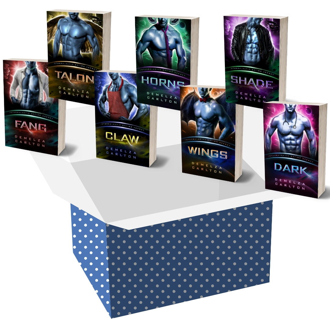 A steamy alien science fiction scifi romance book box for fans of the Intergalactic Dating Agency, Ruby Dixon, Ice Planet Barbarians, Lindsay Buroker and Grace Goodwin.