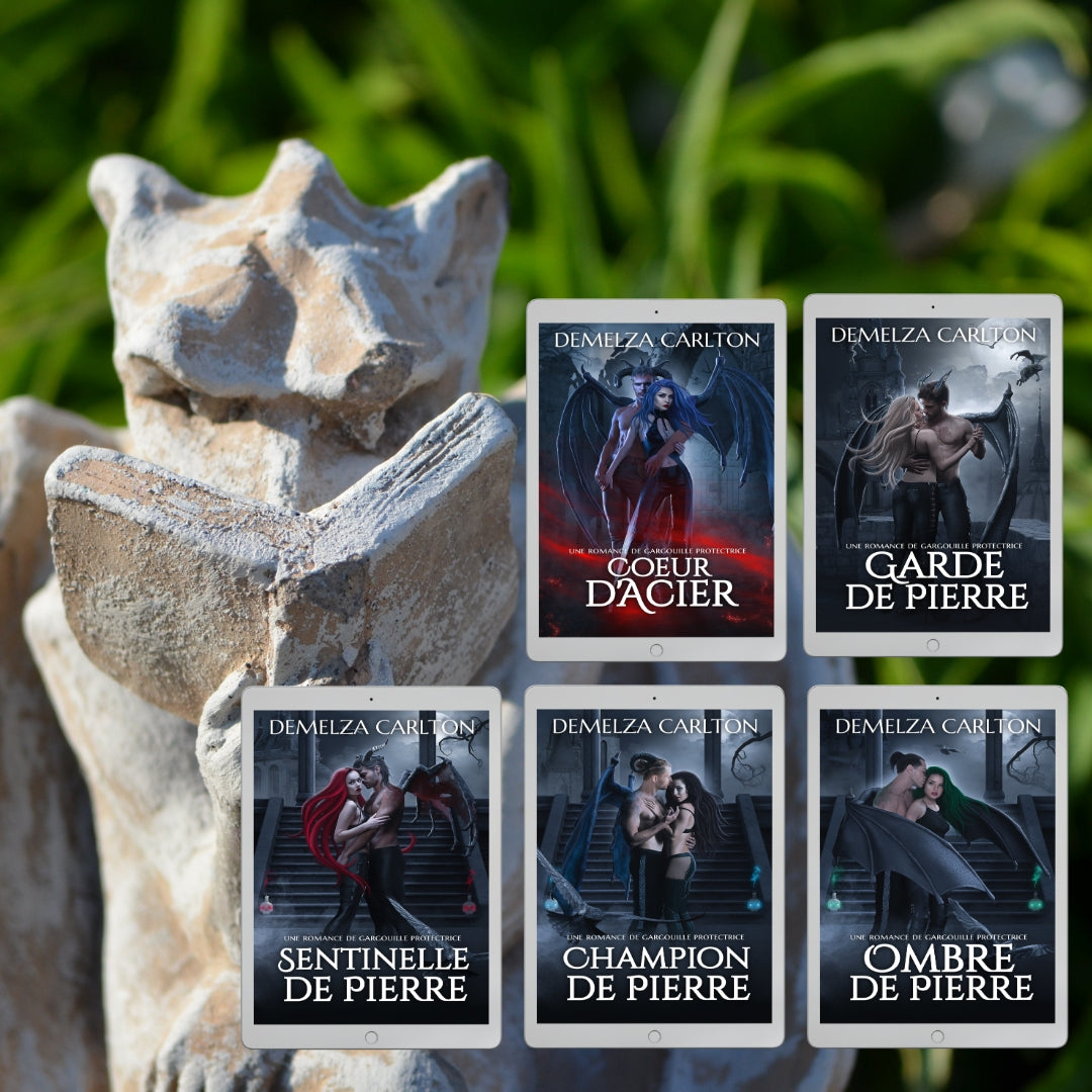 Ensemble EBOOK de la série complète Cœur d'Acier Un conte romantique torride de monstre protecteur paranormal de gargouille pour les fans de Sarah J Maas, ACOTAR, Rebecca Yarros et Charlaine Harris