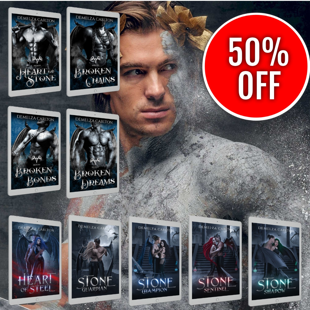 Heart of Stone and Heart of Steel complete series Ultimate gargoyle monster romance ebook bundle for fans of Sarah J Maas, ACOTAR, Raven Kennedy, Charlaine Harris and Rebecca Yarros