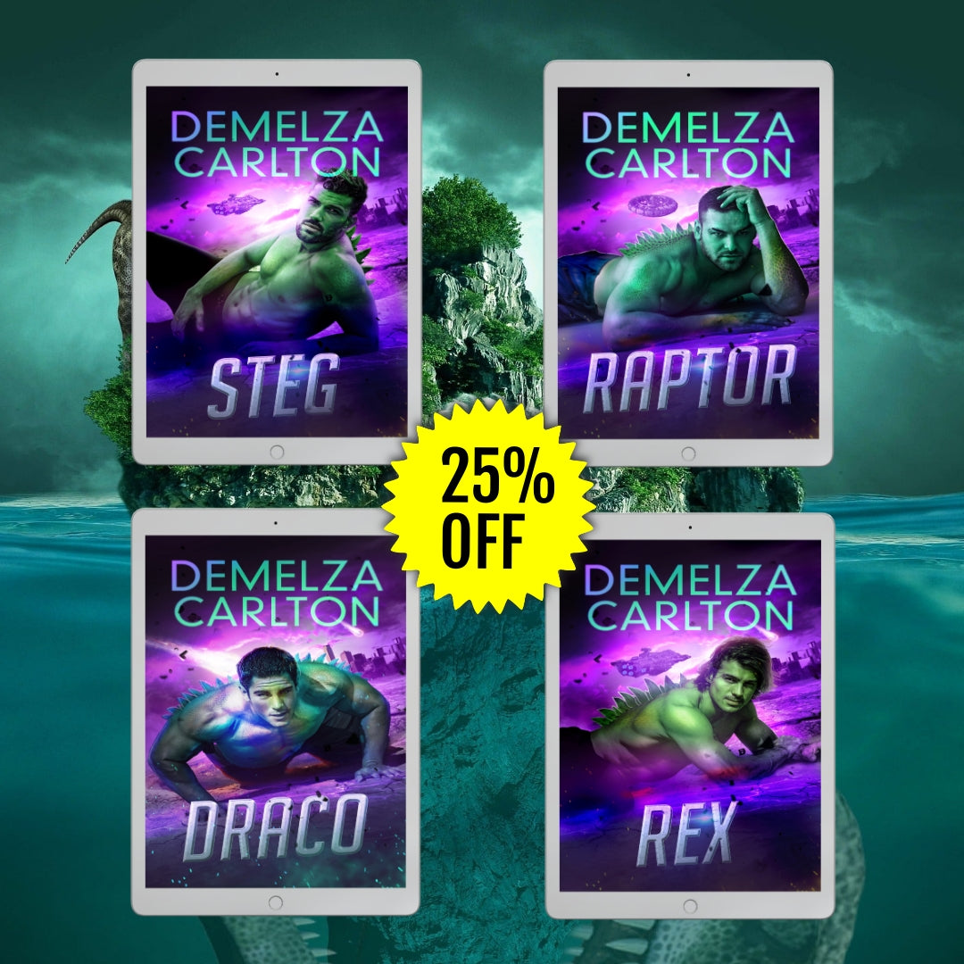 The complete alien scifi romance series, with alien abduction, fated mates and protective heroes, for fans of Ruby Dixon, Ice Planet Barbarians and Jurassic Park.